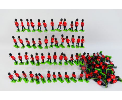 Britains Deetail - An unboxed collection of approximately 100 Britains Deetail Scots Guards in a variety of poses. The figure