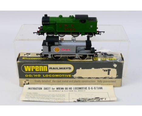 Wrenn - Two Wrenn OO gauge diesel locomotives. Lot consists of a boxed W2203 Class R1 0-6-0T in 'Shell' Silver - appears Mint