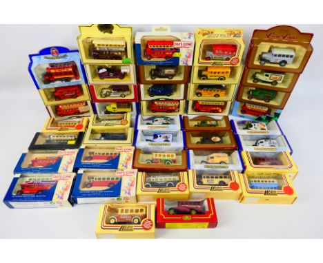 Lledo - Oxford Diecast - Other - 41 boxed diecast model vehicles mainly from Lledo. Lot includes DG068008 AEC Open Top Bus 'B