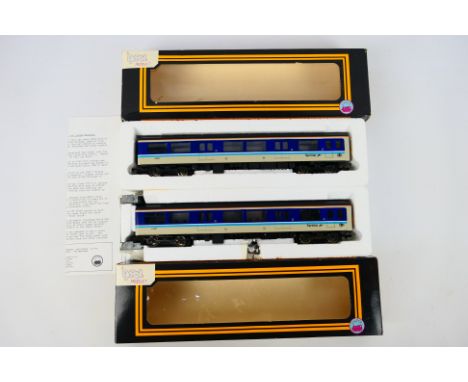Dapol - Two boxed Dapol OO gauge Class 155 Super Sprinter DMU cars. Lot includes D82 150/2 Power Car Op.No. 57327; together w