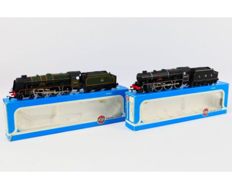 Airfix - Two boxed Airfix OO gauge steam locomotives and tenders. Lot includes #54120 Class 6P Royal Scot 4-6-0 Op.No. 6103 '