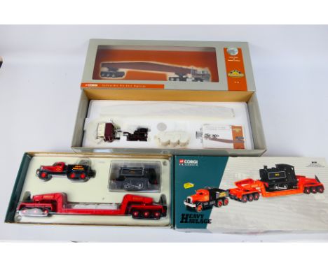 Corgi Classics - Two boxed Limited Edition diecast Corgi model vehicles. Lot consists of #US 51401 Heavy Haulers Internationa