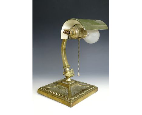 An early 20th Century brass desk lamp by Amronlite of America