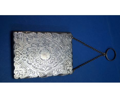 A Victorian ladies silver diary, by Frederick Marson, Birmingham 1869, 9.5cm, and a continental metal double candlestick deco