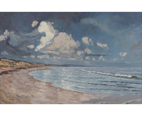 Grace Henry (1868-1953)Strand Achill (1910-1912)Oil on canvas, 40 x 61cm (15¾ x 24'')SignedGrace Henry first went to Achill w