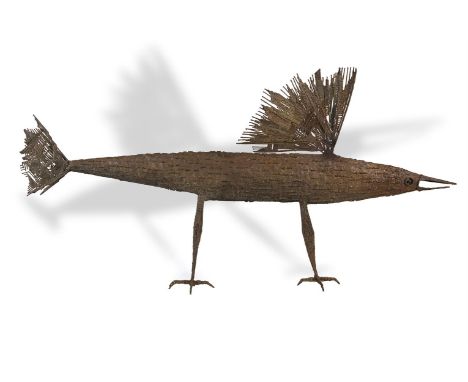 Hilary Heron (1923-1976)Bird Barking (1959)Welded steel, 213cm long, 105cm high (83¾ x 41¼’’)Provenance: From the Collection 