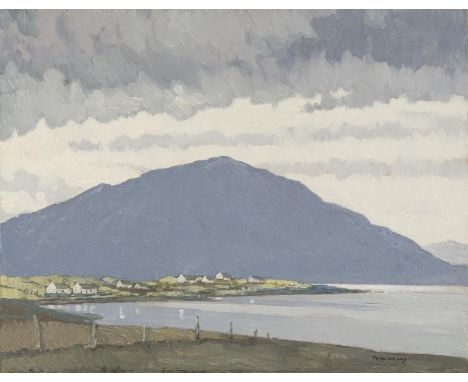 Paul Henry RHA (1877-1958)Looking Towards Achill from the East of Achill Sound (c.1925)Oil on board, 30.5 x 40.5 cm (12 x 16)