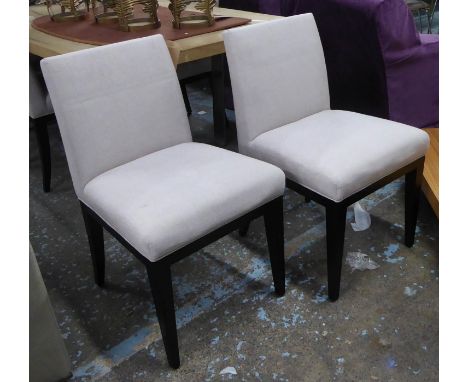 THE SOFA &amp; CHAIR COMPANY BYRON DINING CHAIRS, a set of eight, 85cm H approx. (8) 