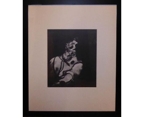 FRANCIS BACON 'Study for a Portrait' and ?Personnage Couché?, monochromes, each 37cm x 27cm, framed and glazed.(2) 