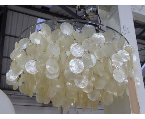 FRANDSEN LIGHTING FUN 10 DM CHANDELIER BY VERNER PANTON, 65cm Drop approx. 
