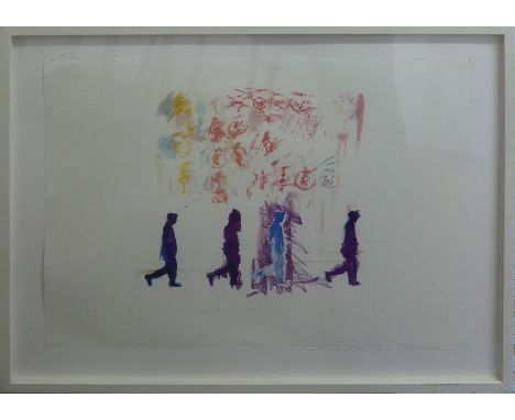 S.E. BUILLE 'Nobody Tells You.  You End up Knowing', 2005, lithograph, signed, titled, dated and numbered 2/5, 55cm x 75cm, f