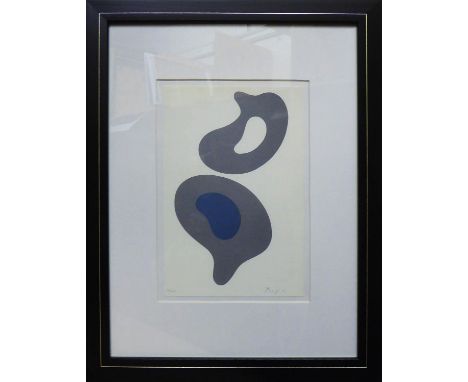 HANS ARP 'Untitled', lithograph in colours, 25cm x 16.5cm, framed and glazed. 