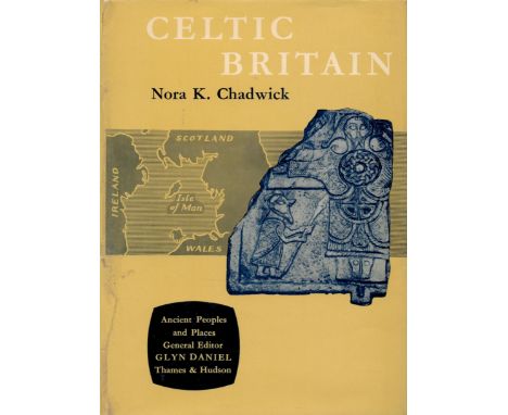 Celtic Britain by Nora K Chadwick 1963 First Edition Hardback Book with 238 pages published by Thames and Hudson some ageing 