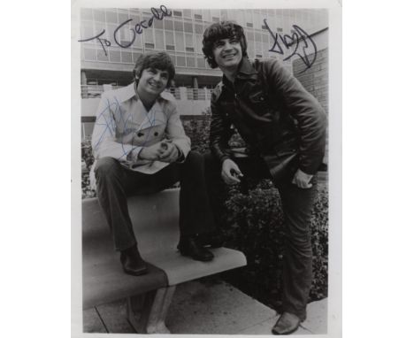 EVERLY BROTHERS THE: A good signed 8 x 10 photograph by both Phil Everly (1939-2014) and Don Everly (1937-     ) individually