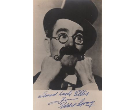 ENTERTAINMENT: Selection of signed postcard photographs and slightly larger, 8 x 10s etc., most vintage, by various actors, a