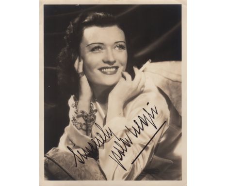 NEGRI POLA: (1897-1987) Polish Actress, the first European actress to be invited to Hollywood where she achieved fame in fem