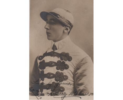 MAHER DANIEL: (1881-1916) American Jockey, flat racing Champion Jockey 1908 and 1913, inaugurated in the American Racing Hall