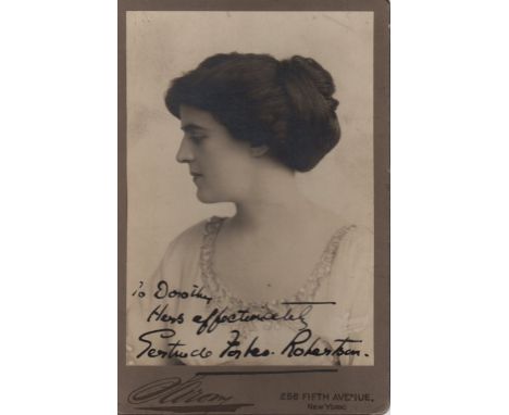 THEATRE: A good selection of vintage signed cabinet photographs (7) and larger signed studio portraits by various stage actor