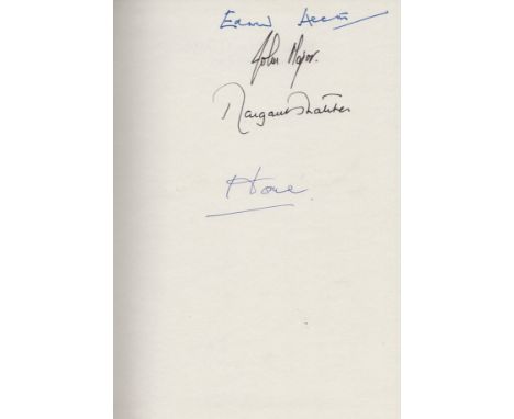 BRITISH PRIME MINISTERS: Book signed, a hardback edition of No.10 Downing Street, The Story of a House by Christopher Jones, 