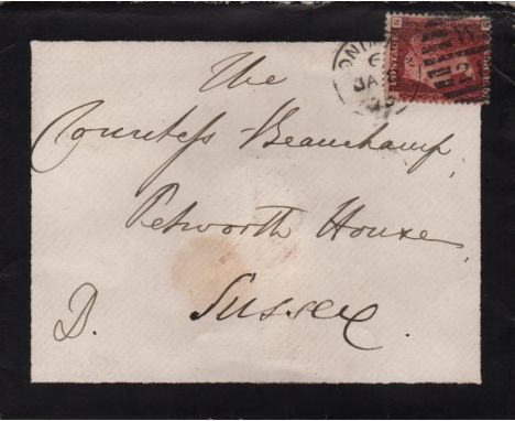DISRAELI BENJAMIN: (1804-1881) British Prime Minister 1868, 1874-80. Small selection of 12mo autograph envelopes, all address