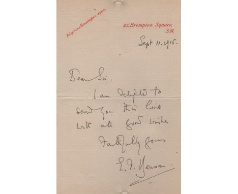 LITERATURE: Selection of A.Ls.S., a few signed pieces, letterheads and cards etc., by various writers and novelists etc., mai