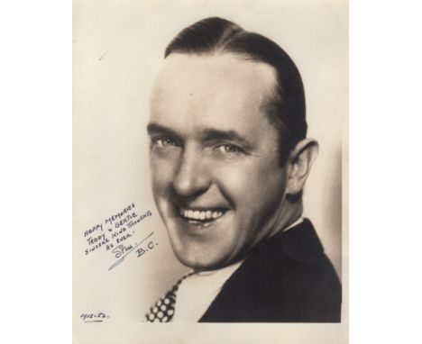  LAUREL STAN: (1890-1965) British Film Comedian. A fine vintage signed and inscribed 8 x 10 photograph of Laurel in a head an