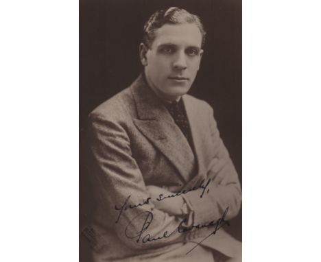 CINEMA: Selection of vintage signed postcard photographs and slightly larger (1), by various film actors and actresses, inclu