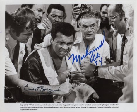 ALI &amp; BORGNINE: ALI MUHAMMAD (1942-2016) American Boxer, World Heavyweight Champion &amp; BORGNINE ERNEST (1917-2012) Ame