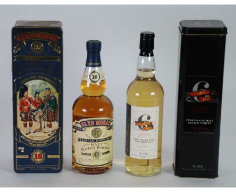 GLEN MORAY 70cl BOTTLE SINGLE SPEYSIDE MALT SCOTCH WHISKY 16 YEARS OLD, MATURED IN OAK BARRELS, 40% vol., with sealed cork to