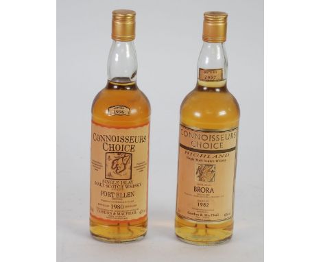 GORDON & MACPHAIL CONNOISSEURS CHOICE 70cl BOTTLE PORT ELLEN SINGLE ISLAY MALT SCOTCH WHISKY, DISTILLED 1980, bottled 1996 (a