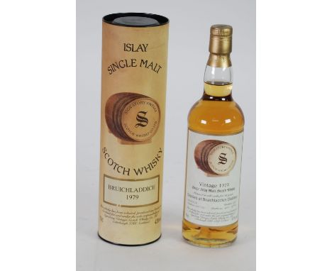 SIGNATORY 70cl LIMITED EDITION/RELEASE BOTTLE BRUICHLADDICH VINTAGE 1979 SINGLE ISLAY MALT SCOTCH WHISKY matured in oak casks