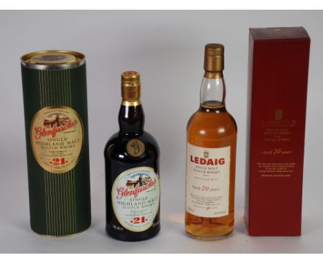 GLENFARCLAS 70cl BOTTLE SINGLE HIGHLAND MALT SCOTCH WHISKY, 21 YEARS OLD 43% vol., distilled and bottled by J G Grant, sealed