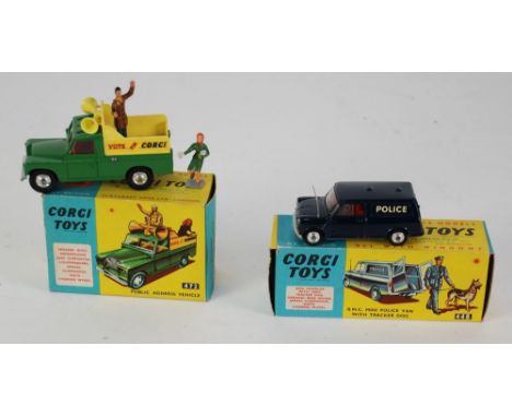 CORGI TOYS MINT AND BOXED MINT AND BOXED "PUBLIC ADDRESS VEHICLE" No 472 having speaker with microphone and supporter, box ve