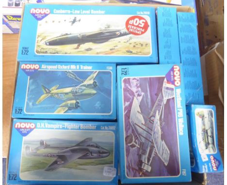 TWENTY ONE NORO, MAINLY 1:72 SCALE, PLASTIC KITS OF MILITARY AIRCRAFT,                                                       