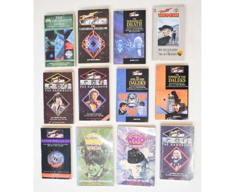 Small collection of Doctor Who paperback books to include; 'The Doctor Who Programme Guide', 'Doctor Who The Handbook- The Fi