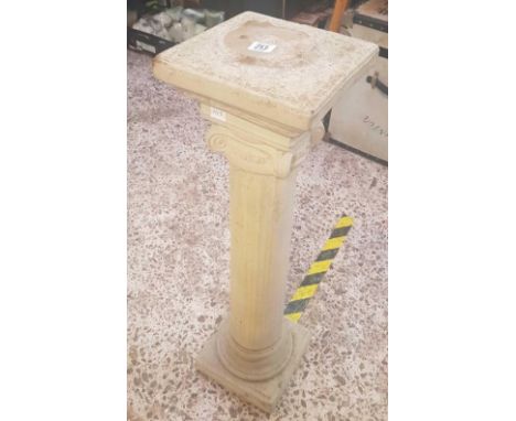 STONE TOOLS COLUMN, APPROX 3ft TALL 