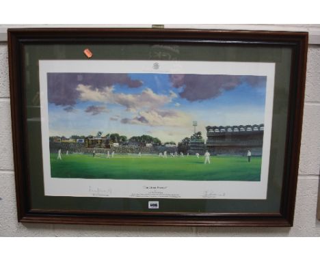 JACK RUSSELL PRINT, 'The Great Escape' signed in pencil by Michael Atherton and Jack Russell and numbered 88/551, approximate