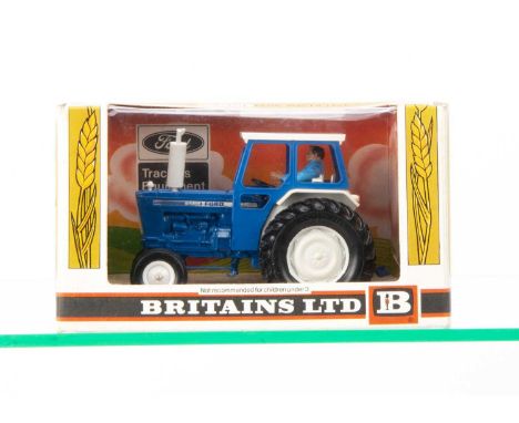 A Britains 1:32 Scale Ford 6600 Tractor No.9524, in original box, VG-E, box G-VG, no base fixing key