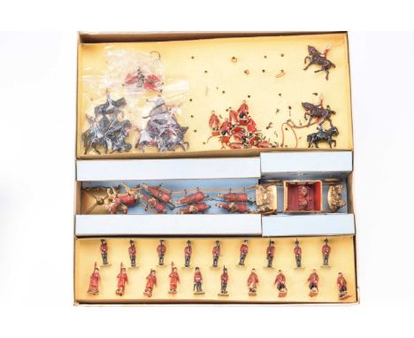 JOHILLCO Coronation Series Box. D PROCESSION (53 Pieces), miniature coronation display, figures loose, possibly 1 mounted fig