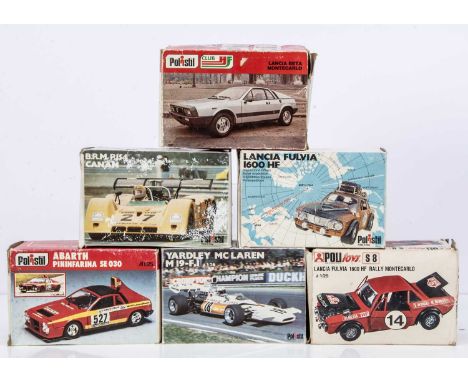 1970's Polistil 1:25 Scale Sports & Competition Cars, S19 Lancia Fulvia 1600 HF Polar Expedition, S8 Lancia Fulvia 1600 HF Ra