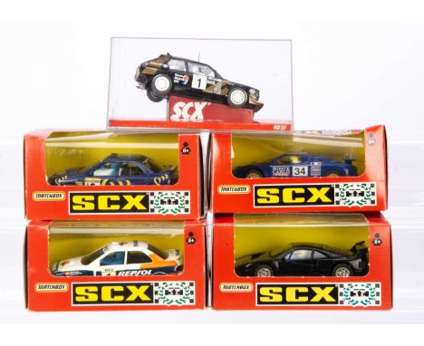 Matchbox/SCX Slot Racing Cars, Ref.83760.20 Subaru Repsol, Ref.8386.09 Bugatti EB-110 Le Mans, Ref.83770.20 Subaru Impreza c/
