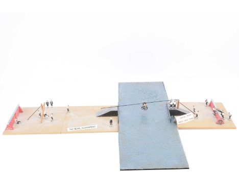 The following 38 lots are unique, custom-made high quality dioramas and vignettes. Please note the dimensions given to assess