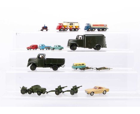 British Diecast Models, including Budgie Toys No.292 Bulk Milk Tanker, No.288 Bulk Flour Tanker, Britains Ambulance with driv