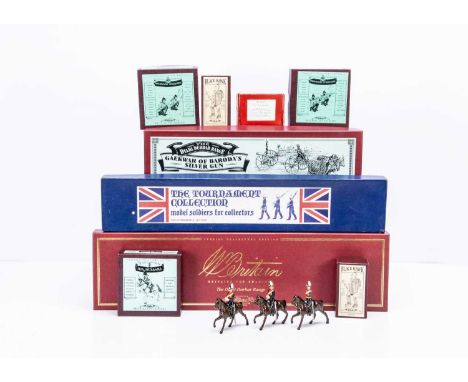 New Metal figures by Dorset Miniatures and Britains comprising Britains Delhi Durbar sets 0082 27th Light Cavalry Madras and 