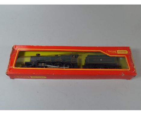 An OO Gauge Tri-ang Hornby R. 759 X Albert Hall Renamed To Pitchford Hall In GWR Livery Box AF.