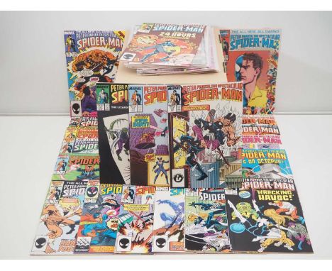 PETER PARKER: THE SPECTACULAR SPIDER-MAN #111 to 213 + ANNUALS #1 to 13 (123 in Lot - 2 copies of issues #129, 141, 147, 149 