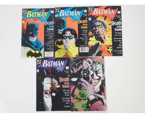 BATMAN #426, 427, 428, 429 + THE KILLING JOKE (5 in Lot - issue #427 is a newsstand edition) - (1988 - DC) - "Death in the Fa