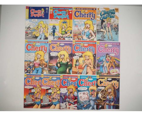 CHERRY POPTART #1, 2, 3, 4, 5, 6, 7, 8, 9(x2), 10, 11, 13 (13 in Lot) - (1985/1993 - KITCHEN SINK/LAST GASP) - Mature-themed 