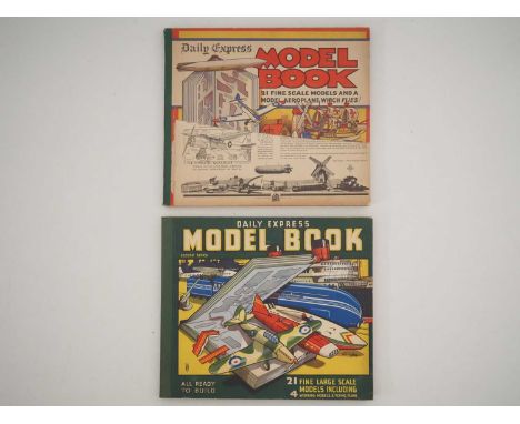 DAILY EXPRESS MODEL BOOKS (2 in Lot) - Very rare - Produced by the Daily Express in the 1930's, these books each contain 21 f