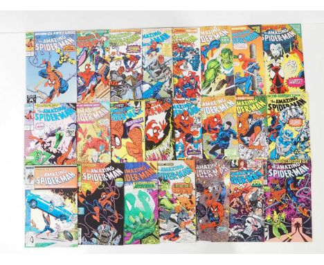 AMAZING SPIDER-MAN #306, 310-312, 330, 331, 334, 342, 343, 345, 346, 348, 349-355, 379, 381, 384, 391 (23 in Lot) - (1988/199
